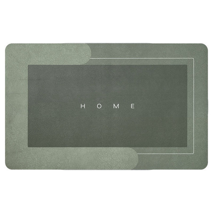 Large Rectangular Anti-Slip Silicone Placemat With Heat-Resistant Surface And Raised Edge Splash Guard