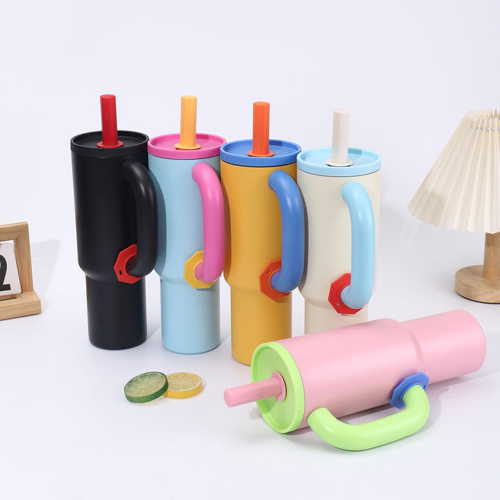 Women's stylish insulated mugs with integrated drinking spout Kalsten