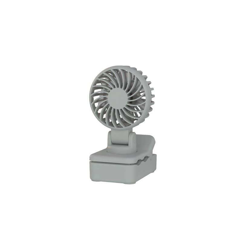 Unisex portable clip fan with folding head and rechargeable battery Kalsten