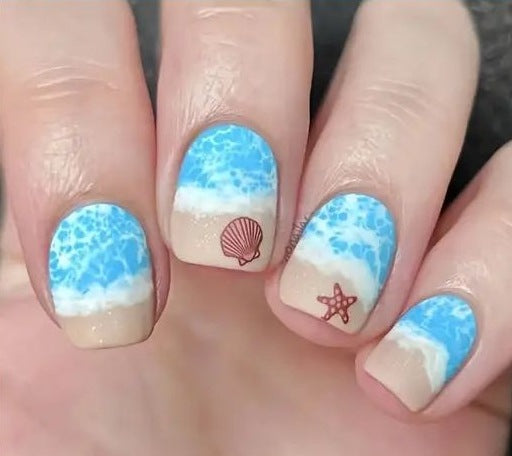 Floral Gradient Nail Art Kit Kalsten