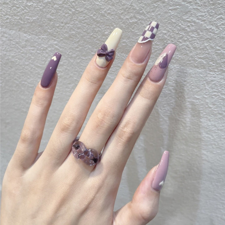 Elegant Long Stiletto Press-On Nails