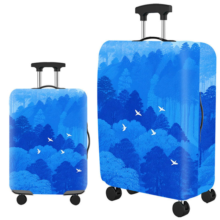 Artistic Cat-Themed Hard Shell Suitcase Kalsten