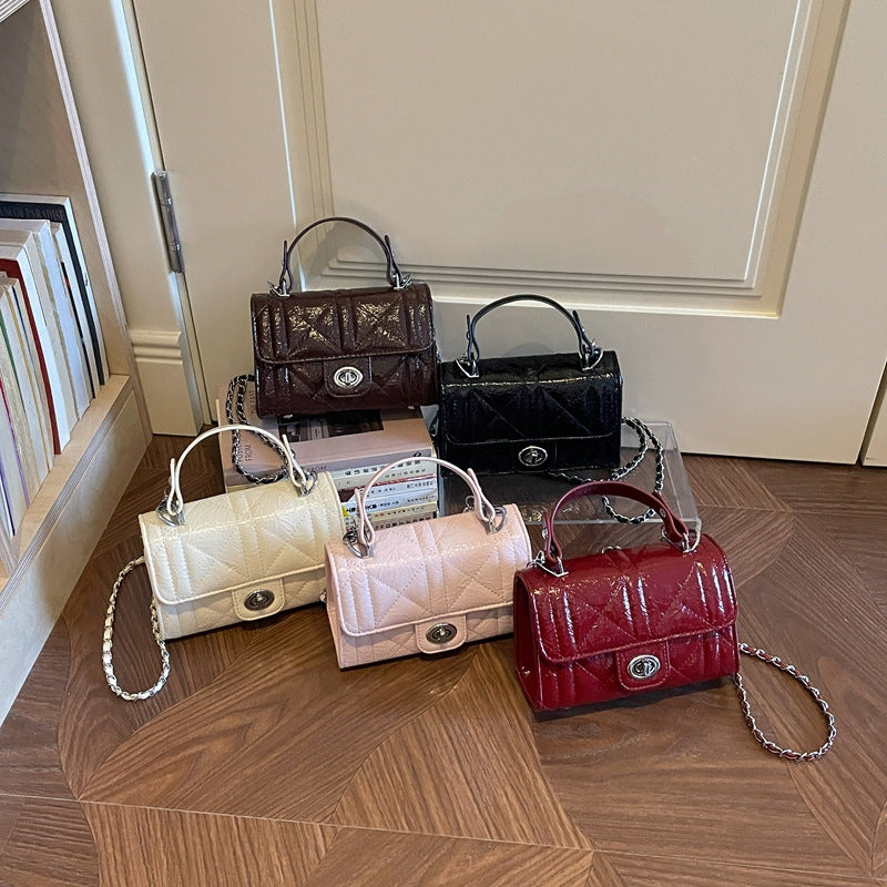Quilted Faux Leather Crossbody Bag Kalsten