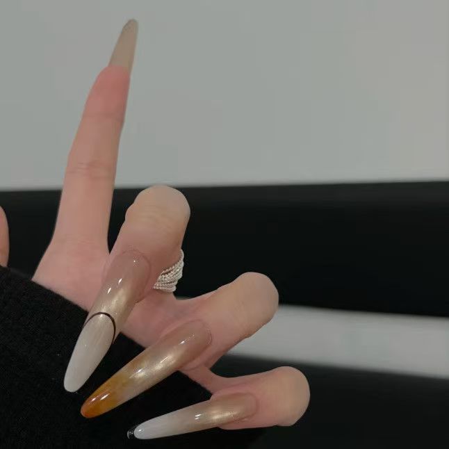 Extended Stiletto Nail Art Extensions