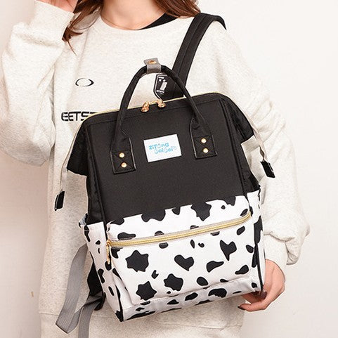 Trendy Animal Print Diaper Backpack Kalsten