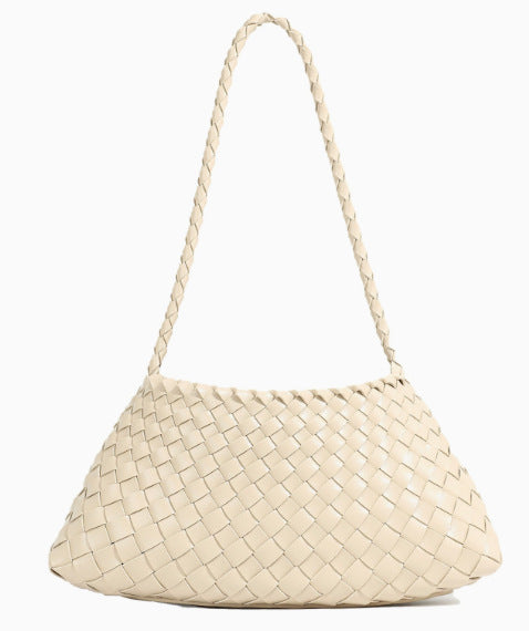 Textured Woven Slouchy Shoulder Bag Kalsten