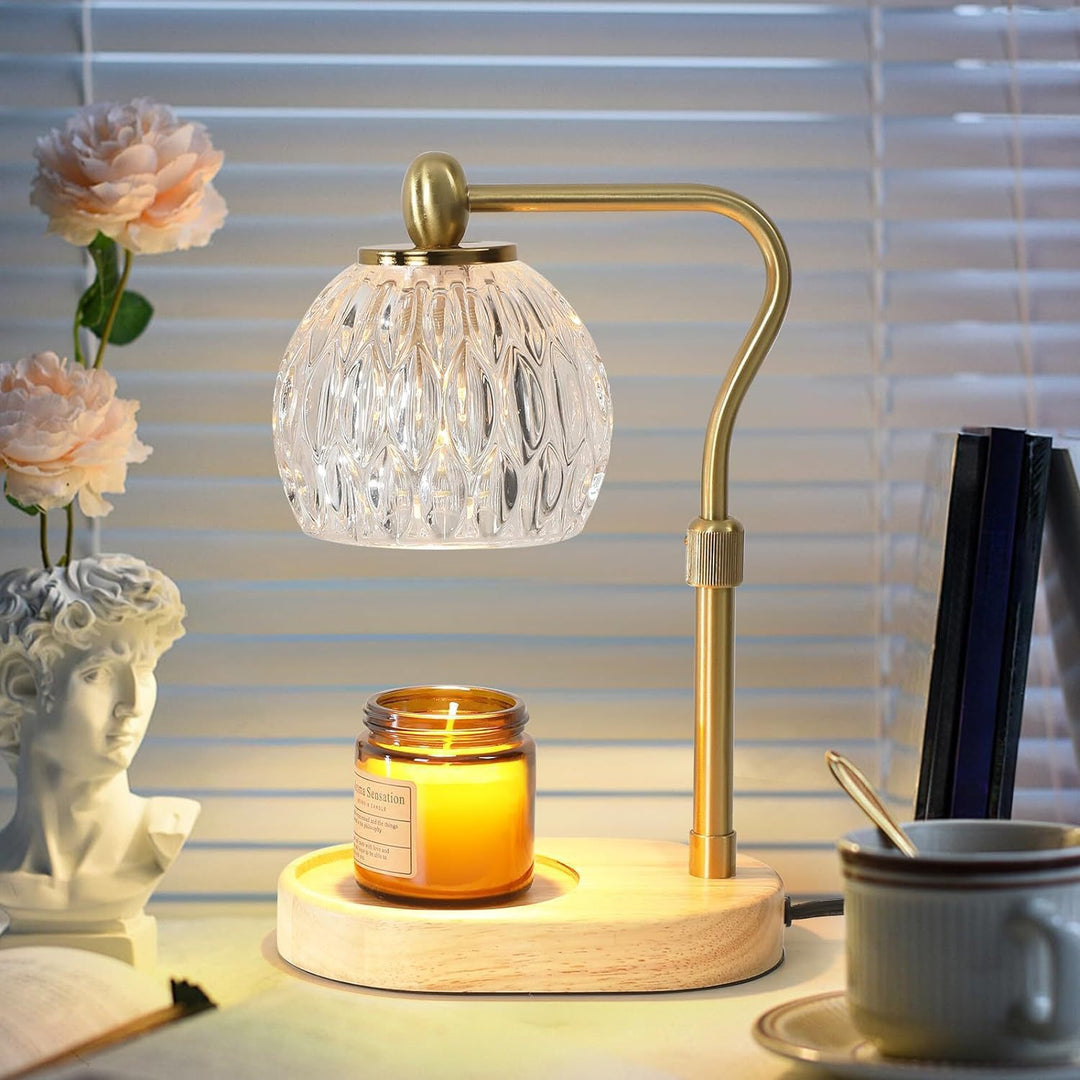 Vintage-Inspired Glass Table Lamp