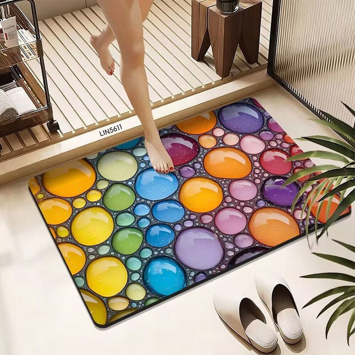 Pebble-Designed Bath Mat Kalsten
