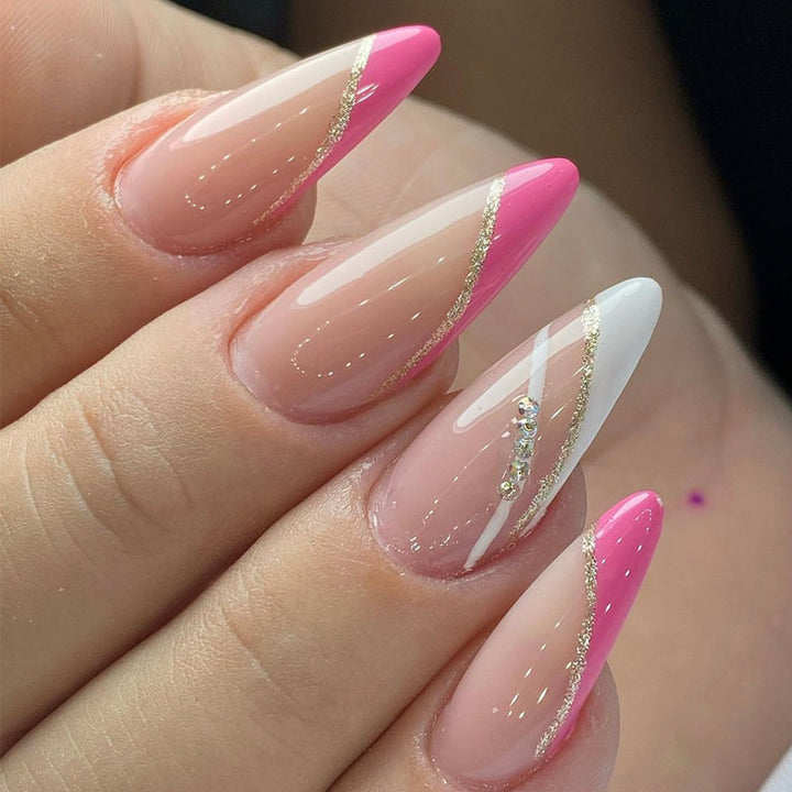 Elegant Heart-Designed Press-On Nail Tips Kalsten