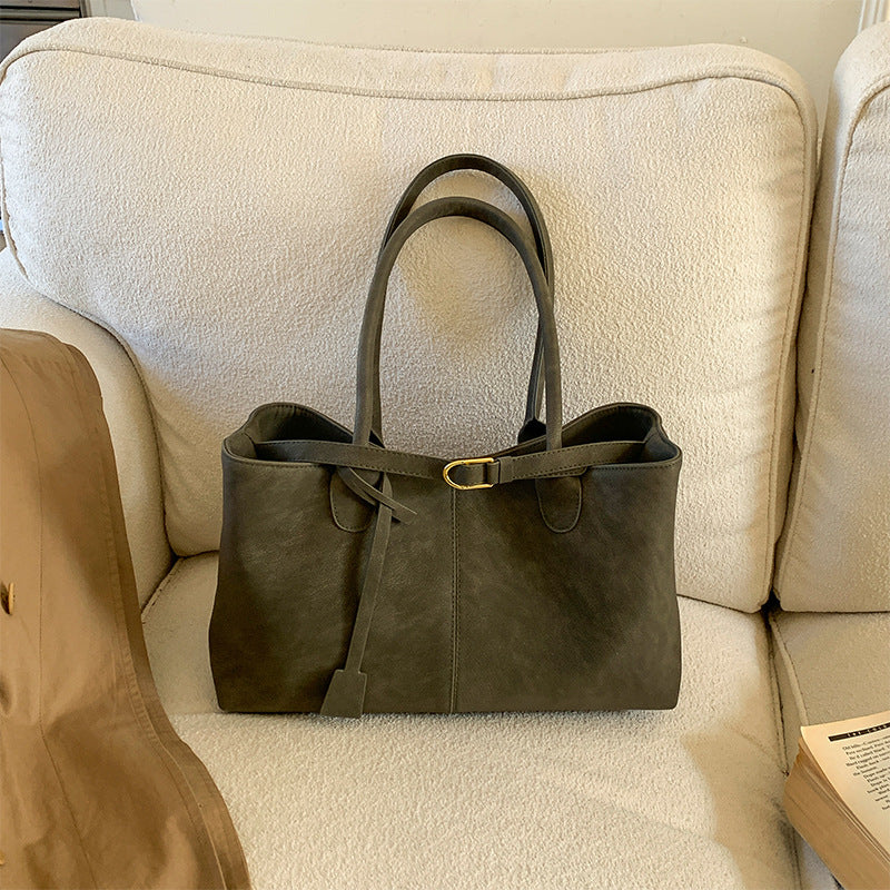 Classic Leather Tote Bag