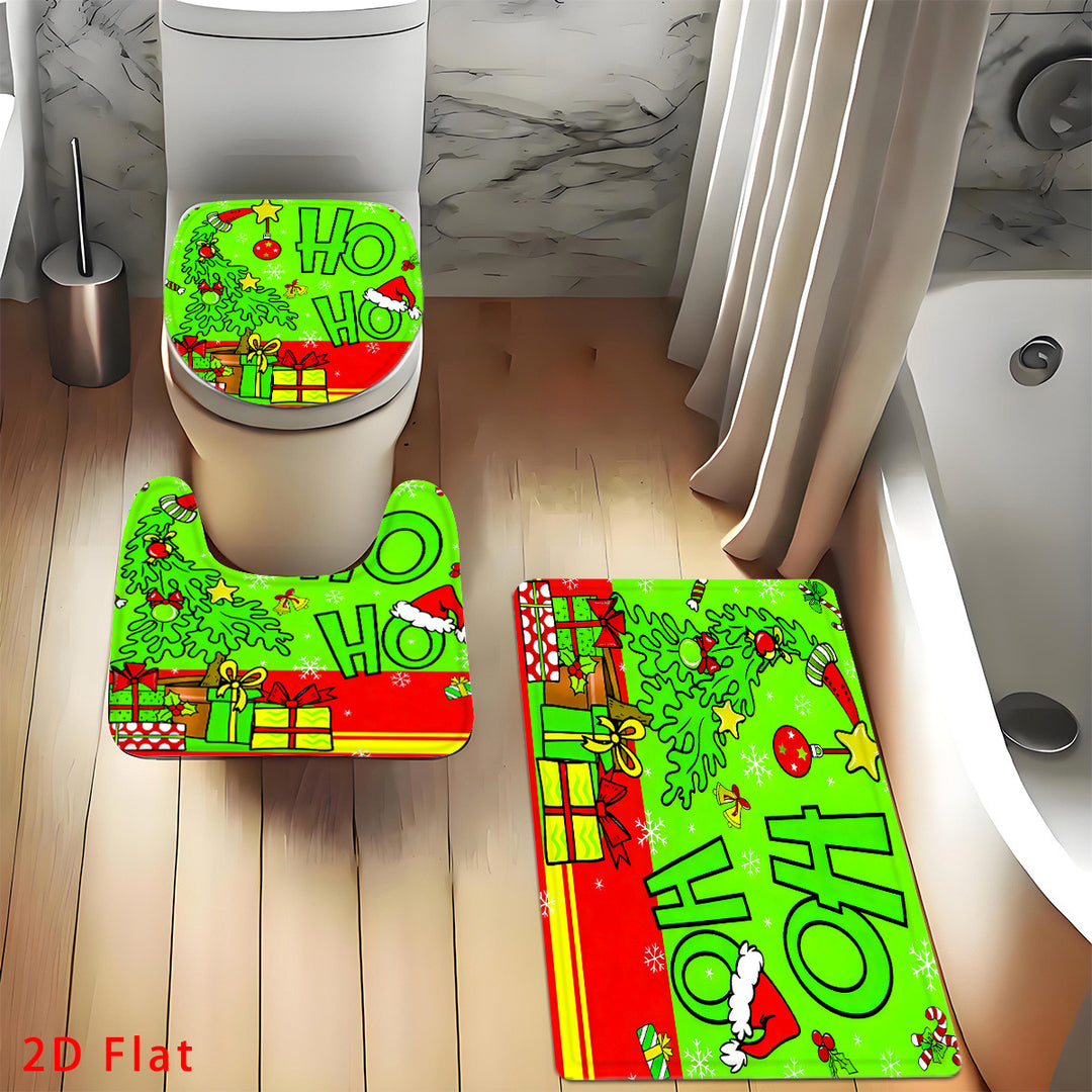 Festive Christmas Bathroom Decor Set Kalsten