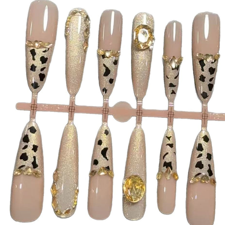 Glamorous Rhinestone Nail Art