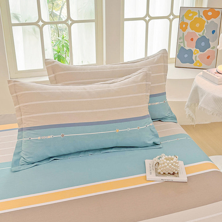 Flower Print Pillowcase Set