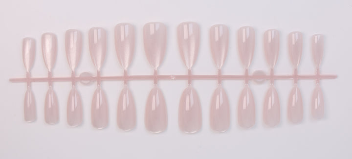 Artificial nail set with shimmering designs Kalsten