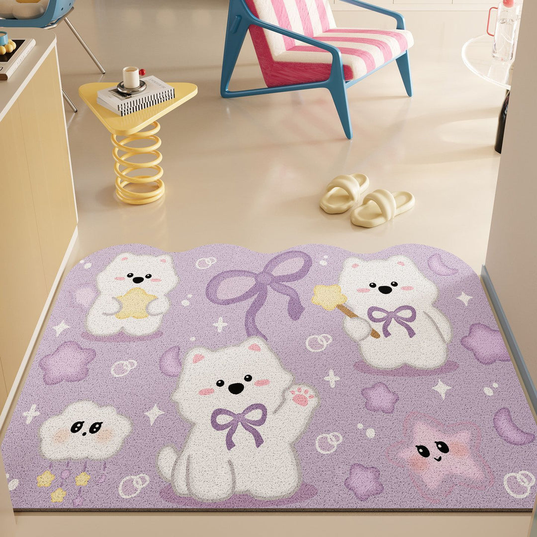 Playful Dog-Themed Doormat