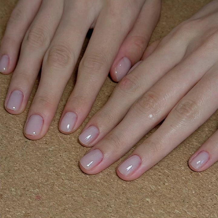 Elegant Press-On Nail Set with Glitter and Gloss Finish Kalsten