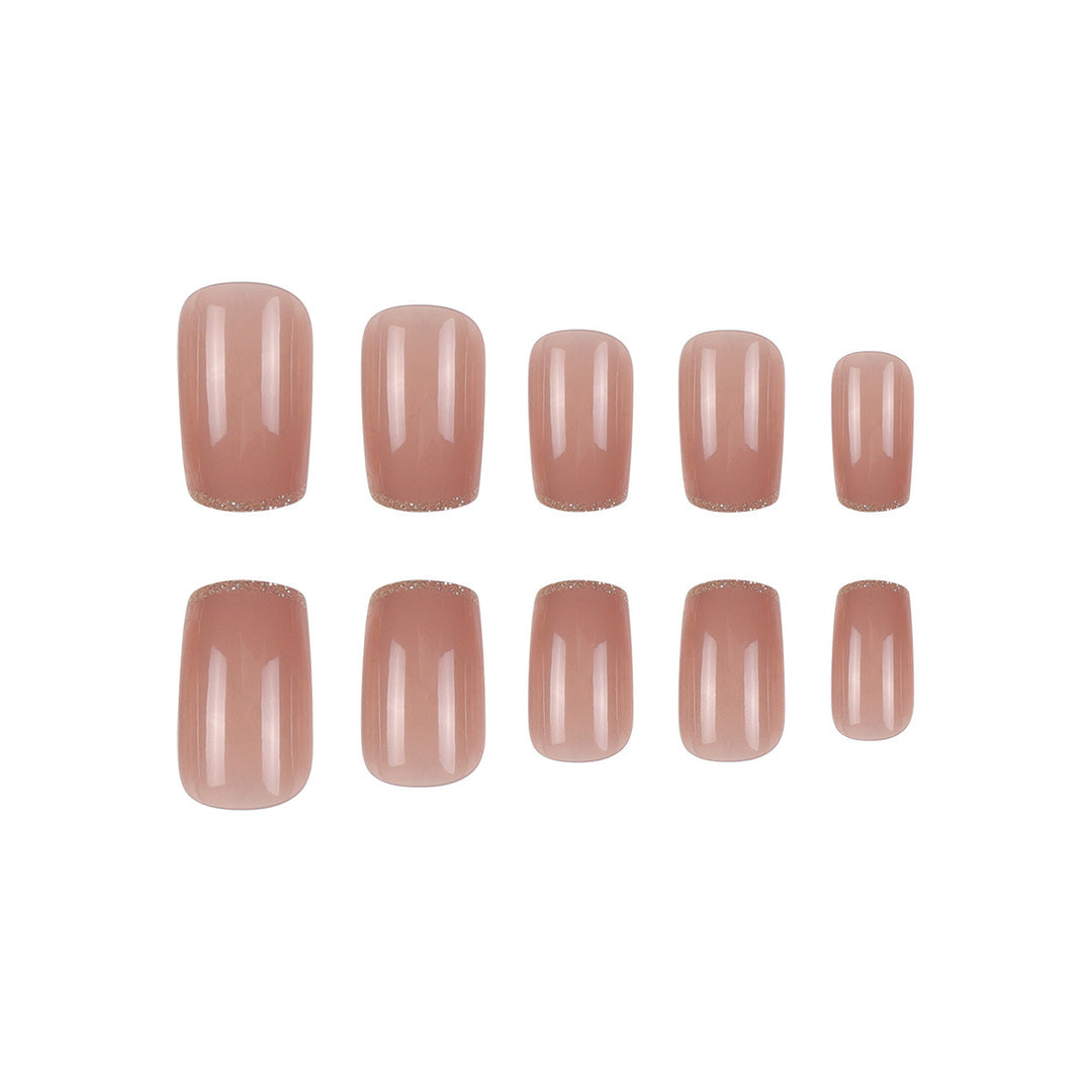 Elegant Acrylic French Tip Nail Extensions Kalsten