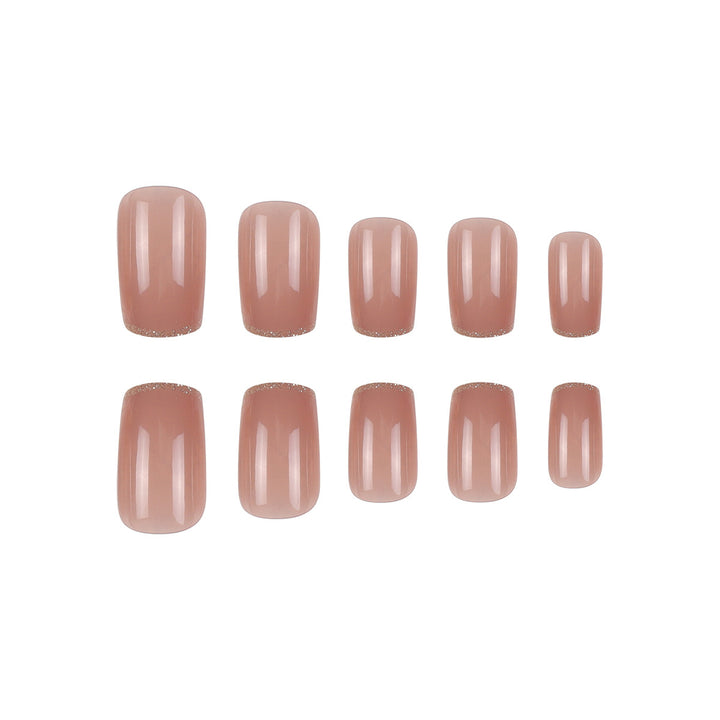 Elegant Acrylic French Tip Nail Extensions Kalsten