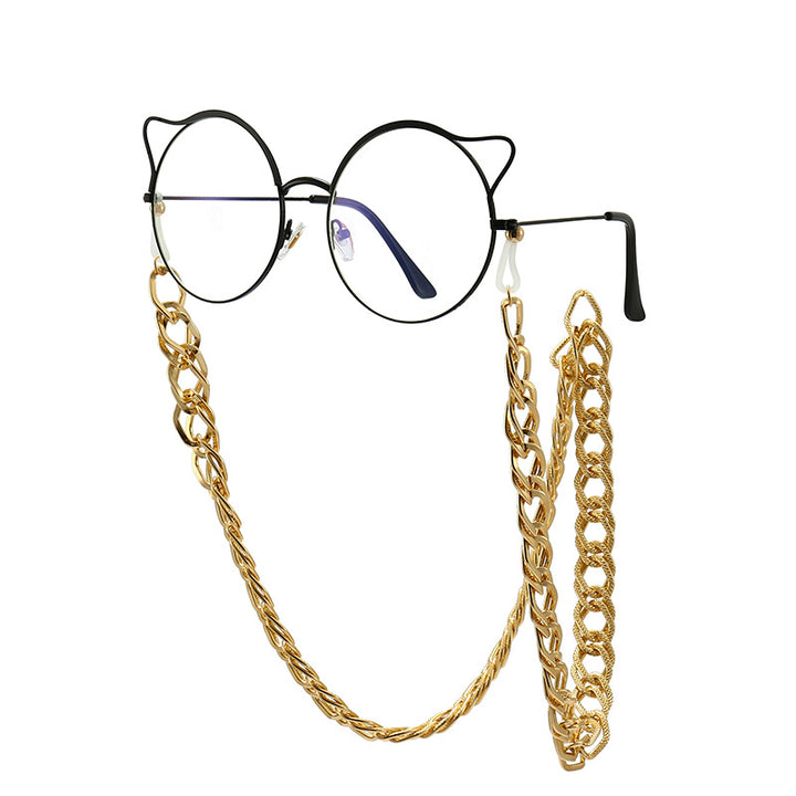 Chain-Detail Cat-Eye Glasses Kalsten