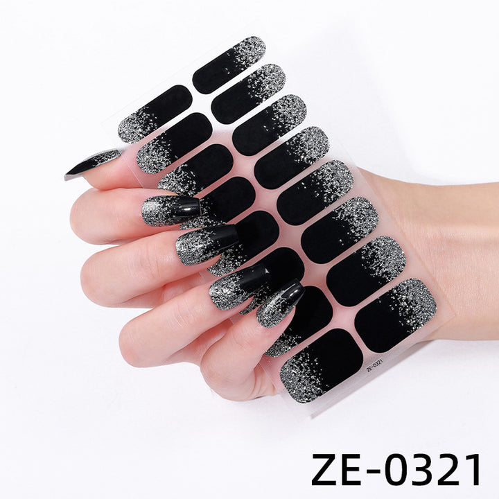 Premium Sparkling Glitter Nail Wraps