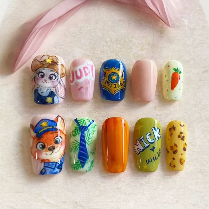 Playful Character Nail Art Set Kalsten