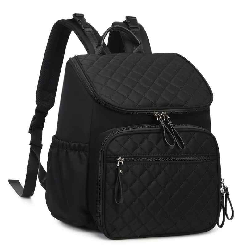 Quilted Multi-Pocket Backpack Kalsten