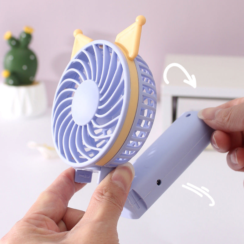 Unisex Funny Handheld Fan with Animal Ears Kalsten