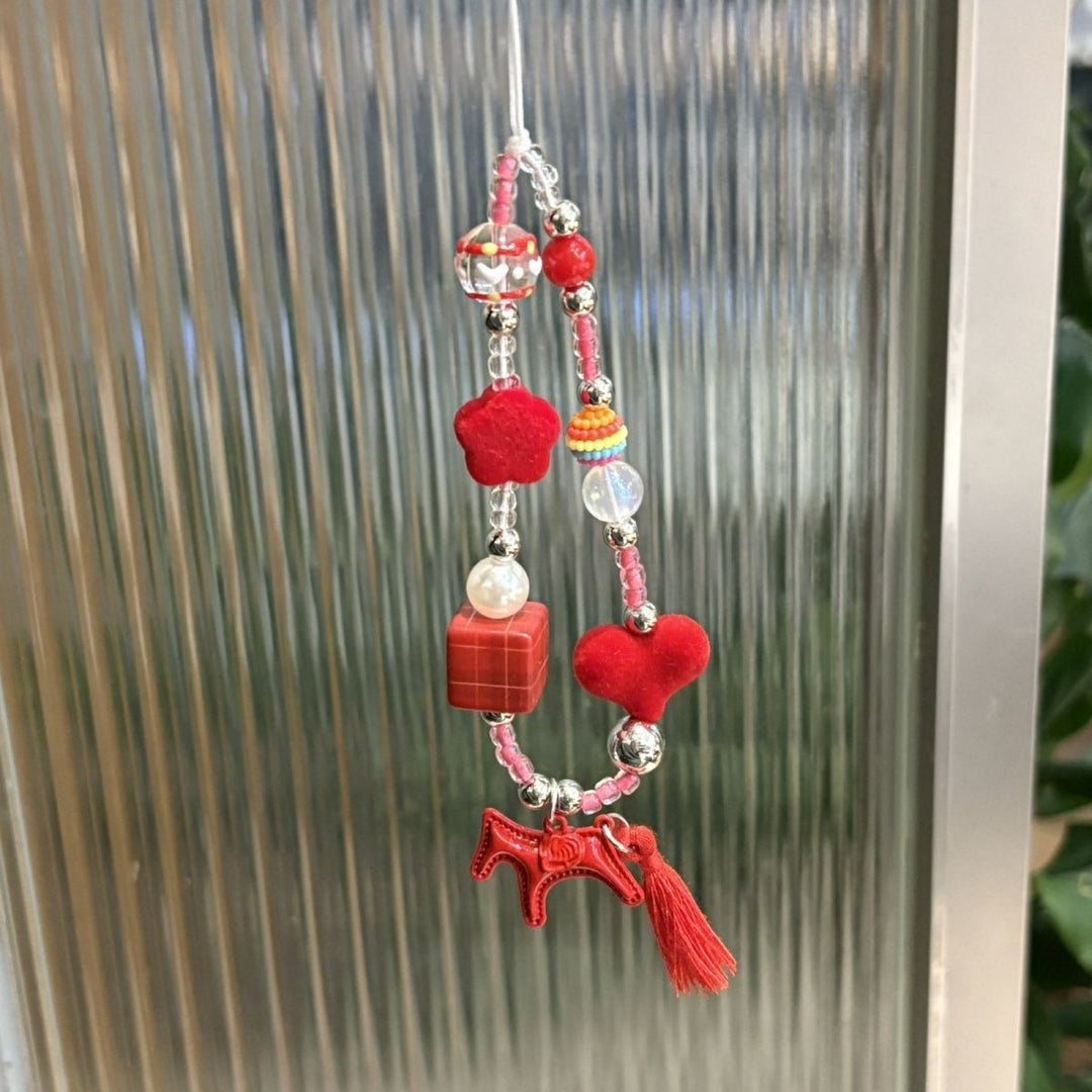 Beaded Charm Phone Lanyard Kalsten
