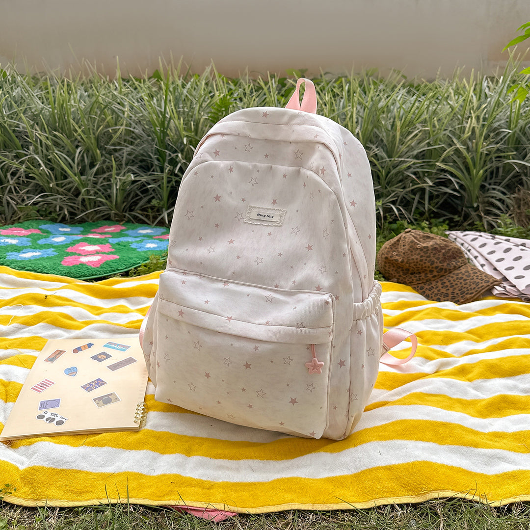 Star-Patterned Casual Backpack Kalsten