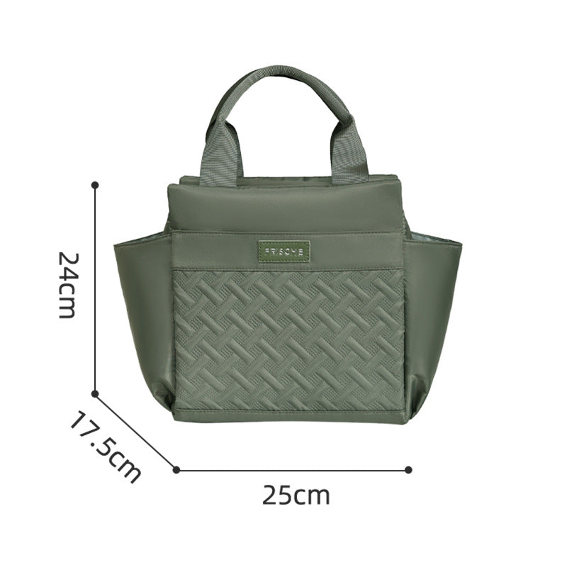 Multi-Pocket Insulated Lunch Tote