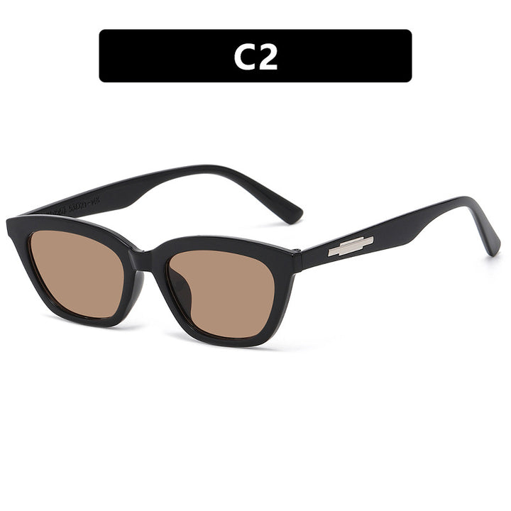 Women's trendy sunglasses in elegant cat-eye design with narrow frames Kalsten