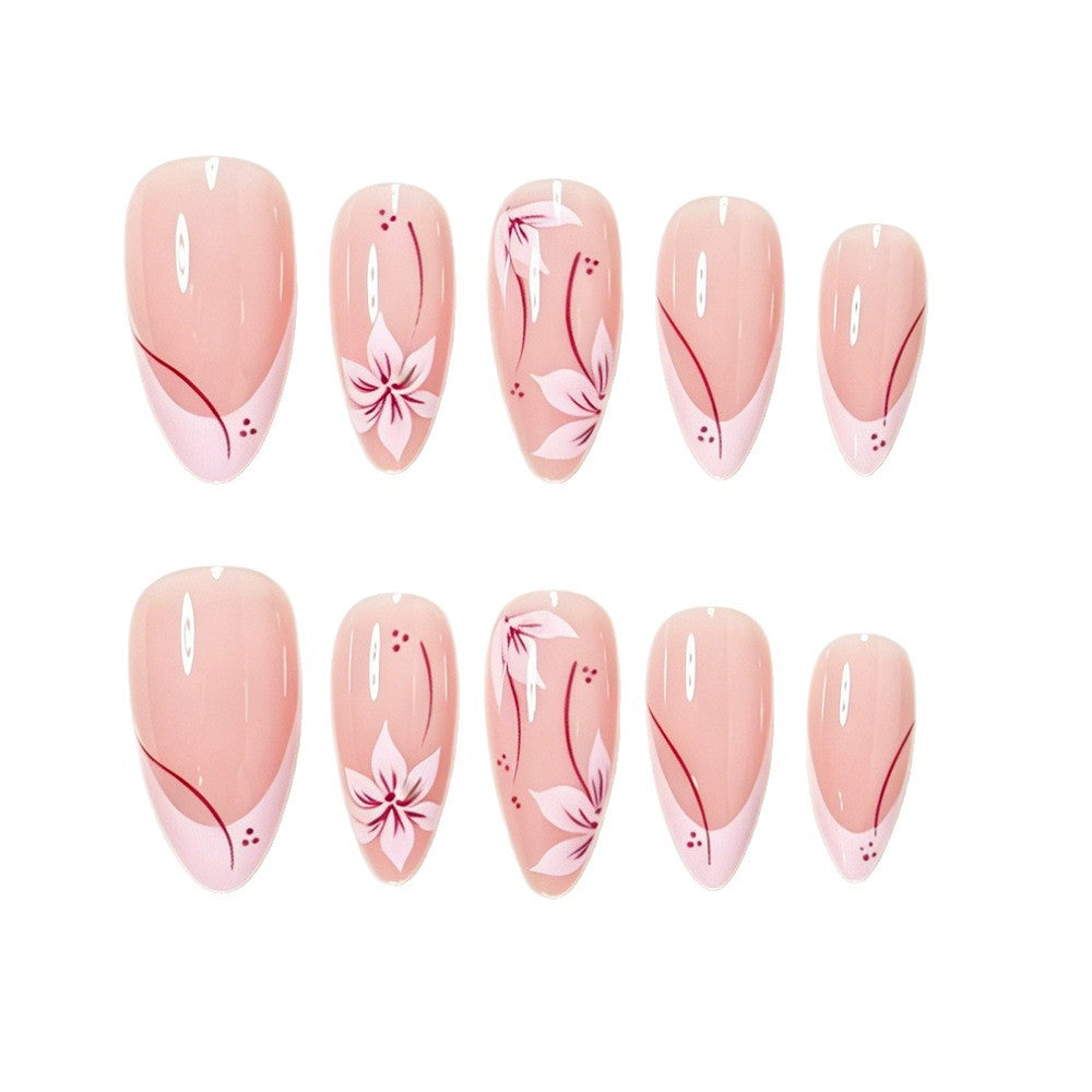 Artistic Floral Nail Tips Kalsten