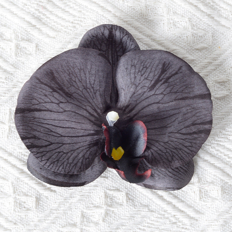 Elegant Artificial Orchid Hair Clip