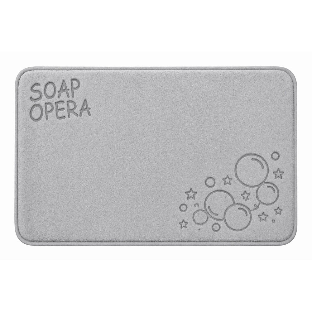Decorative Bath Mat with Fun Bubble Theme