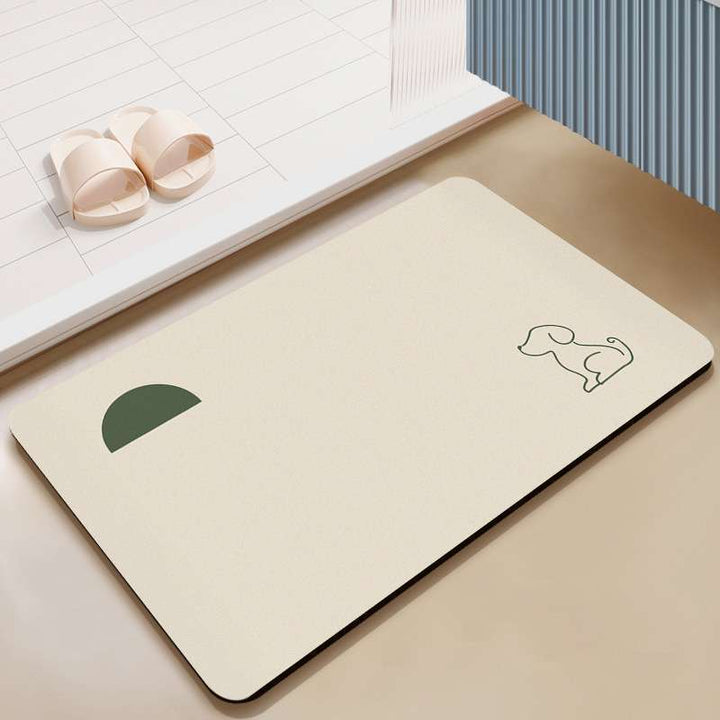 Cute Dog-Themed Floor Mat