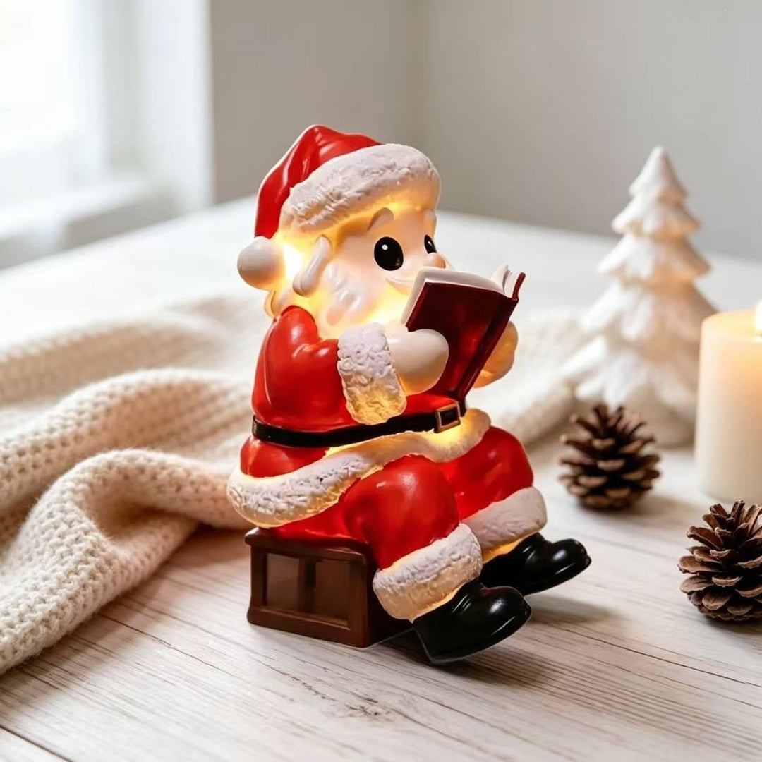 Decorative Santa Reading Lamp Kalsten
