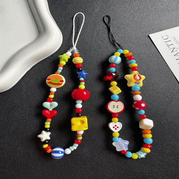 Playful Themed Beaded Eyewear Holder Kalsten