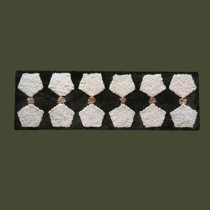 Modern Geometric Pattern Bath Mat Kalsten