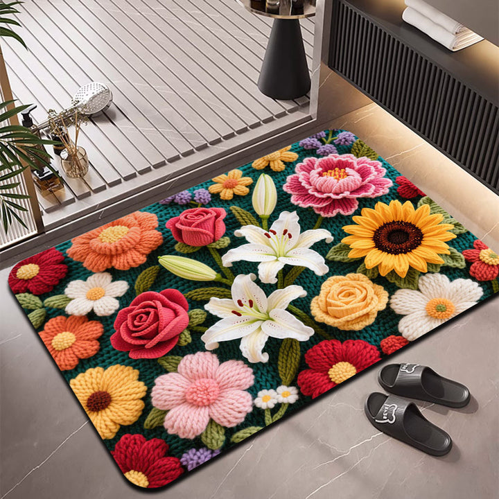 Decorative Floral Area Rug Kalsten