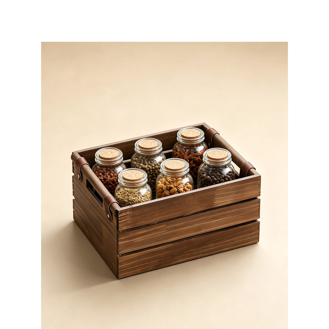 Robust storage basket with practical handles Kalsten
