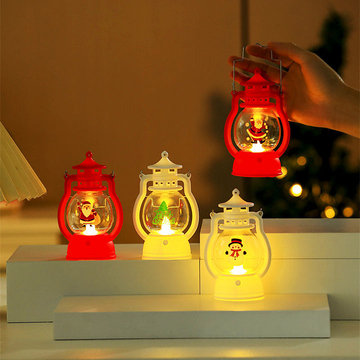 Decorative LED Santa Figurine Lantern Kalsten