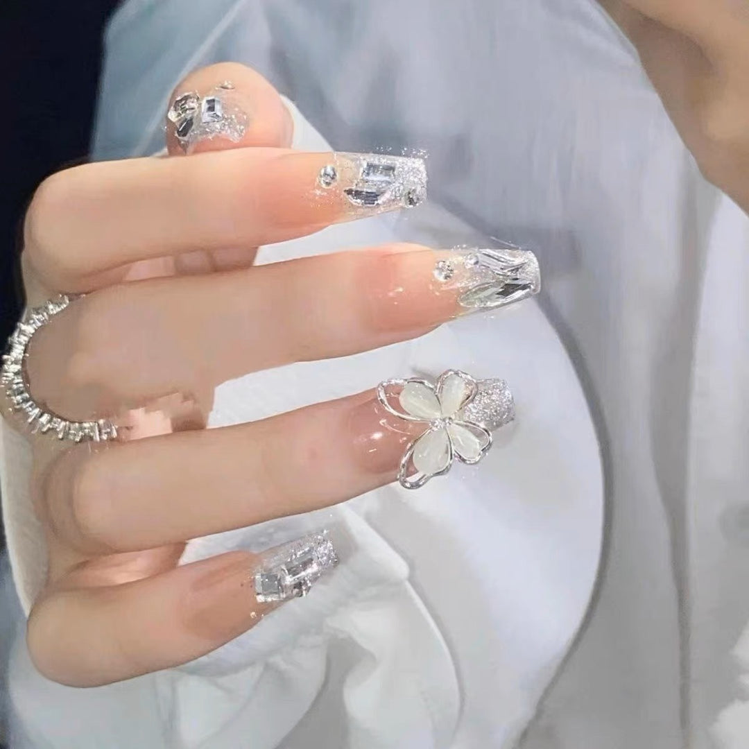 Whimsical Cat-Themed Press-On Nails Kalsten