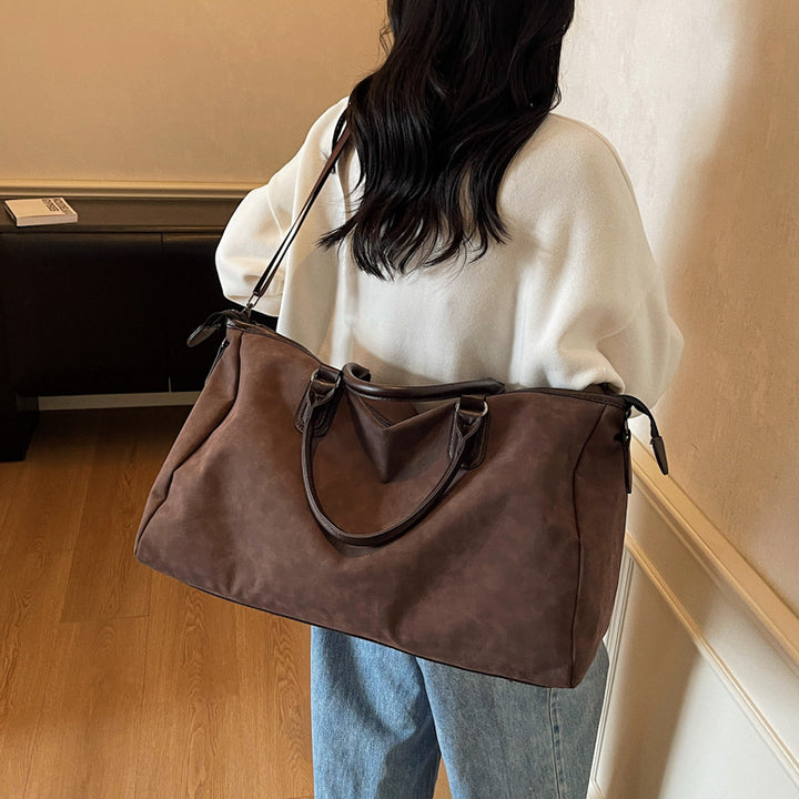 Durable Leather Travel Duffle Bag Kalsten