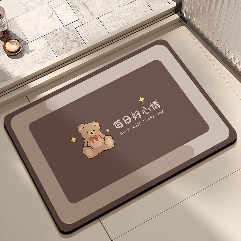 Adorable Bear-Themed Indoor Mat