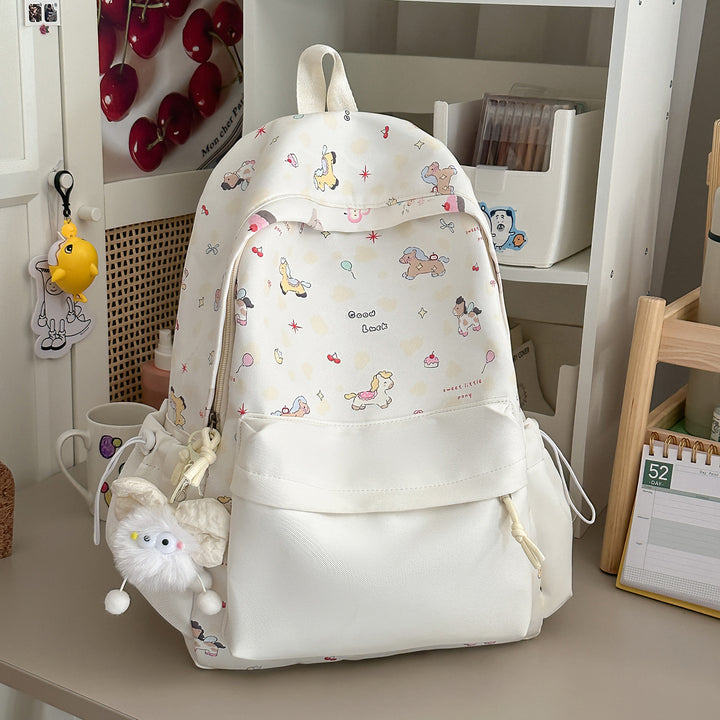 Cute Character Print Backpack Kalsten 1791205506