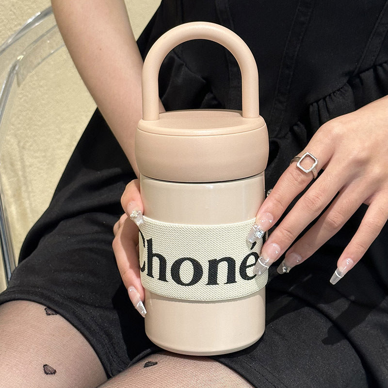 Women's multifunctional thermos cup with practical carrying handle Kalsten