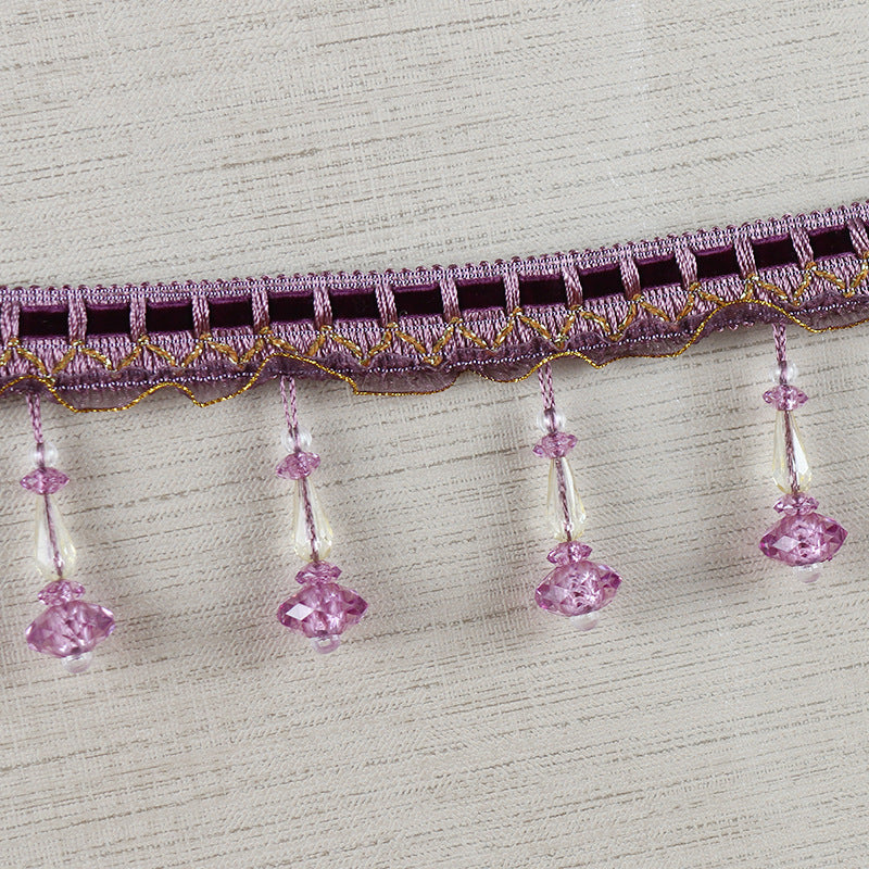 Decorative lace trim with pearls Kalsten