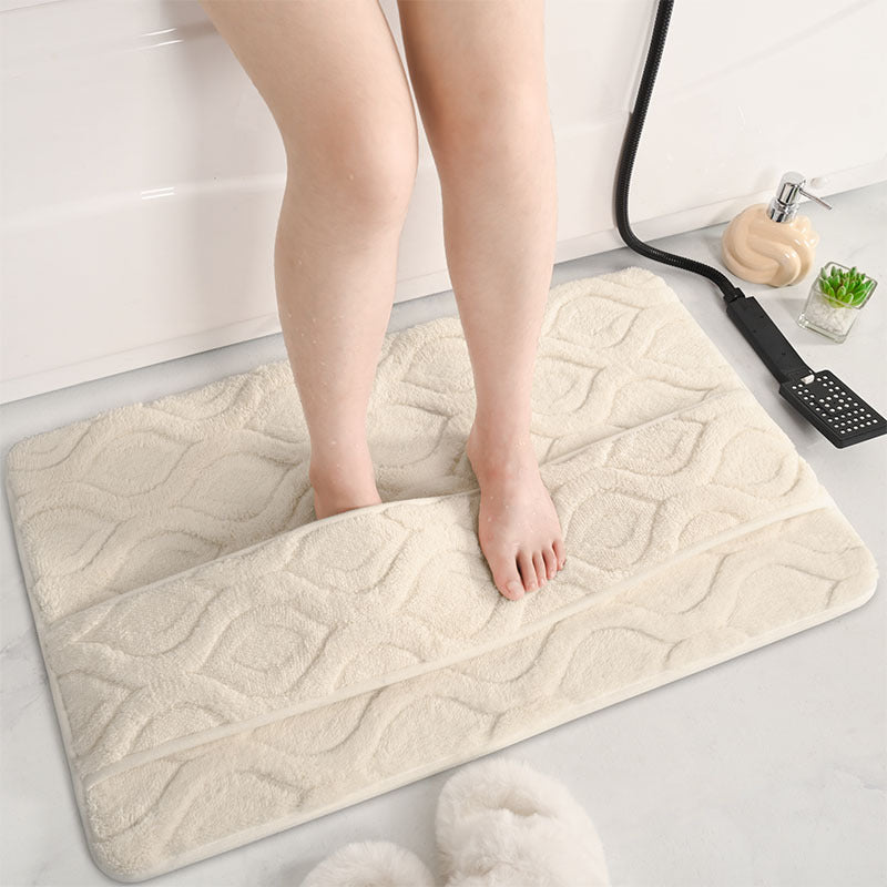 Plush Textured Bathroom Comfort Mat Kalsten