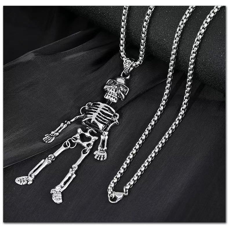 Skeleton Pendant Necklace Kalsten