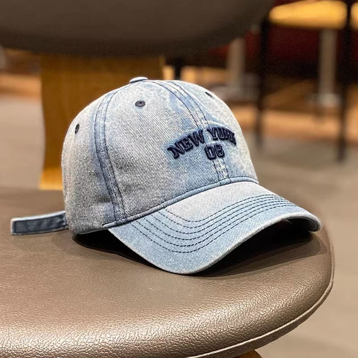 Women's Vintage Denim Baseball Cap Kalsten